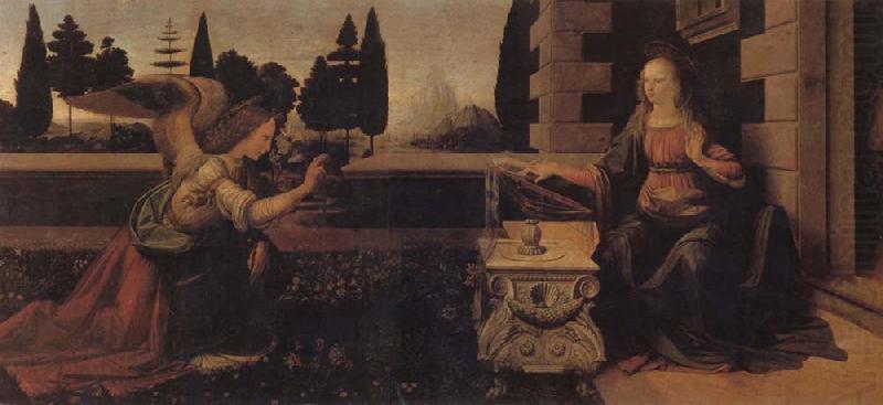 LEONARDO da Vinci The Annunciation china oil painting image